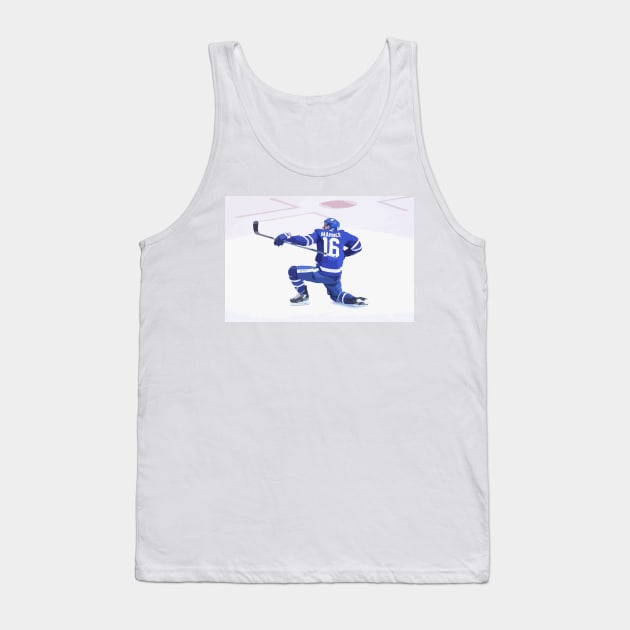 Mitch Marner Goal Celebration Painting Tank Top by gktb